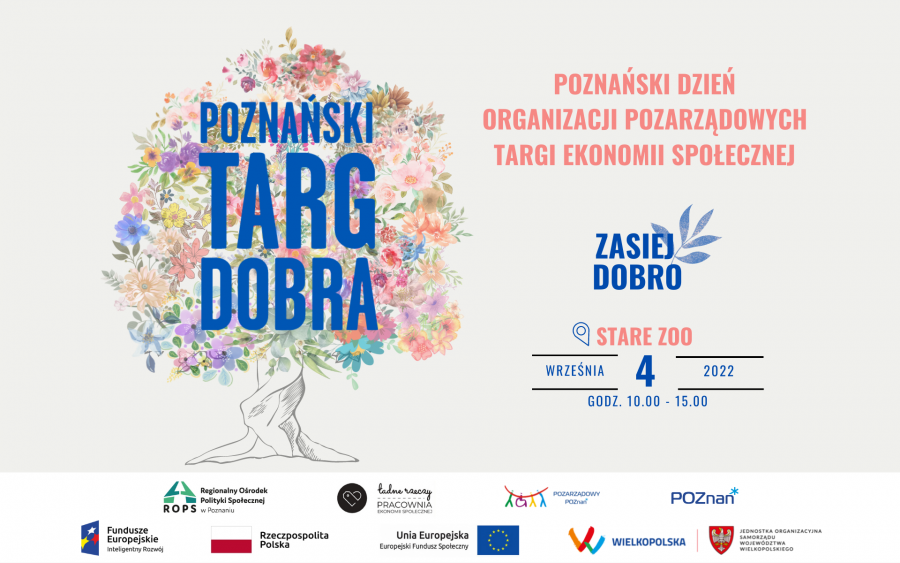 Poznańskie Centrum NGO zaprasza na Poznański Targ Dobra 